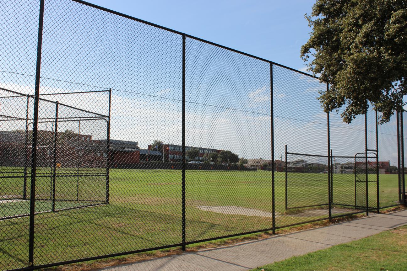 Steel chain wire mesh used for school fencing in Melbourne